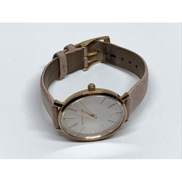 Michael Kors Pyper MK2741 Women's Pink Leather Analog Dial Quartz Watch JSD121 - Picture 7 of 11
